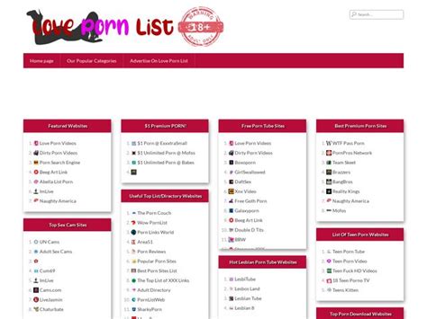 potnlist|The Porn List .